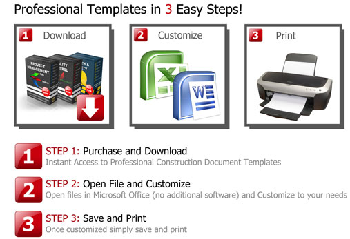 Professional Templates in 3 easy steps!!